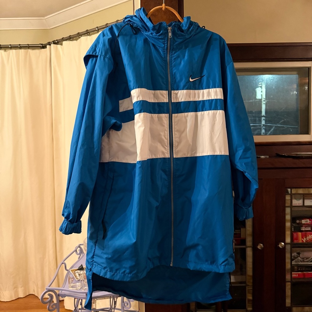 Nike Blue and White Jacket